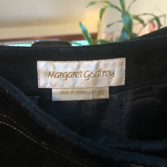 Vintage genuine suede a line midi skirt - Picture 3 of 7